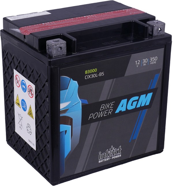 Akumulator Intact AGM YIX30L-BS (CIX30L-BS) 12V-30Ah