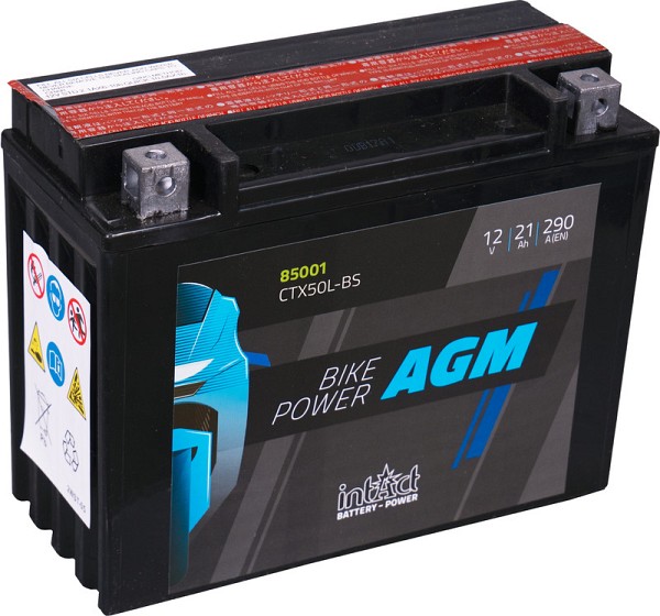 Akumulator Intact AGM YTX50L-BS (CTX50L-BS) 12V-21Ah