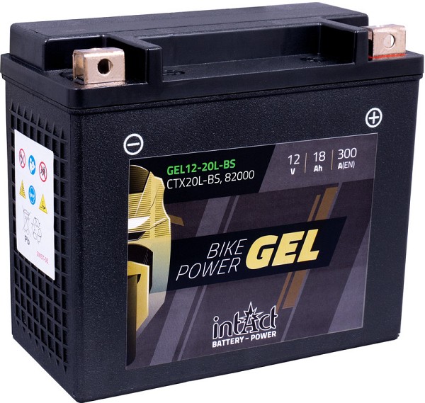 Akumulator Intact GEL YTX20L-BS (CTX20L-BS) 12V-18Ah