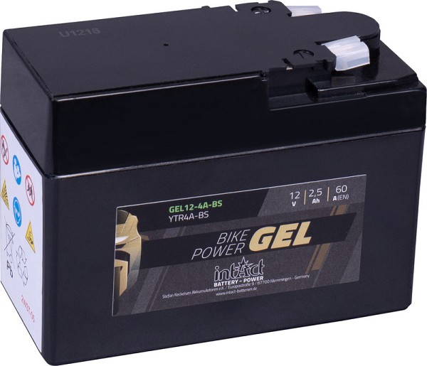 Akumulator Intact GEL YTR4A-BS (CTR4A-BS) 12V-2,5Ah 