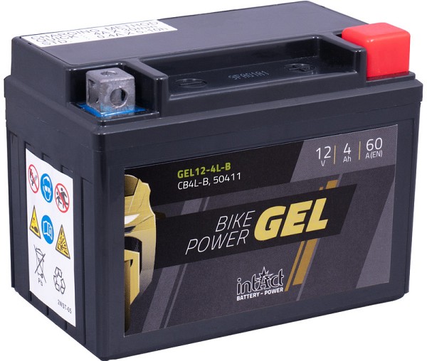 Akumulator Intact GEL YB4L-B (CB4L-B) 12V-4Ah