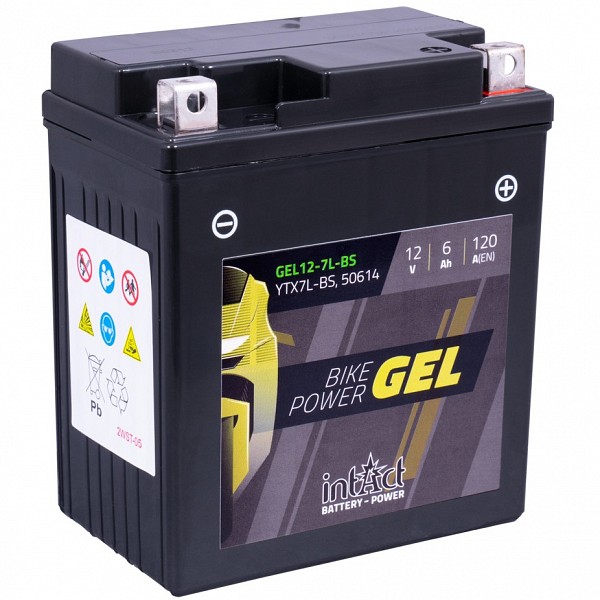 Moto akumulator Intact GEL YTX7L-BS 12V-6Ah