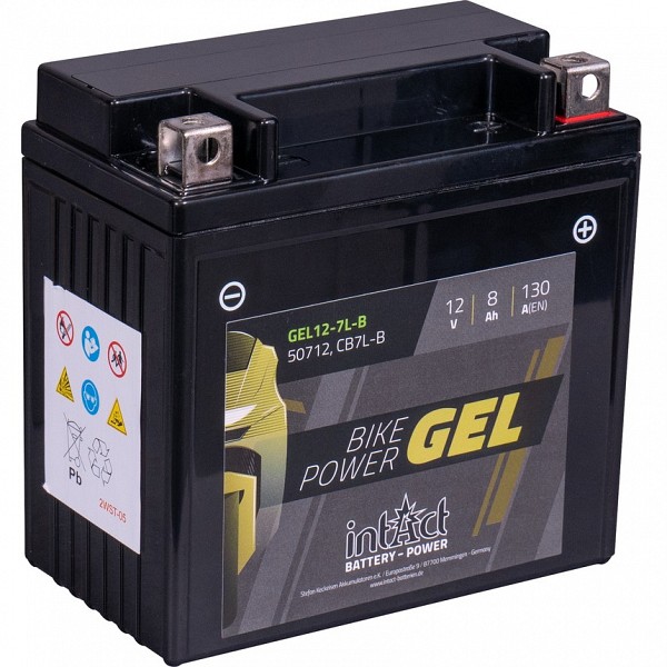 Moto akumulator Intact GEL YB7L-B 12V-8Ah