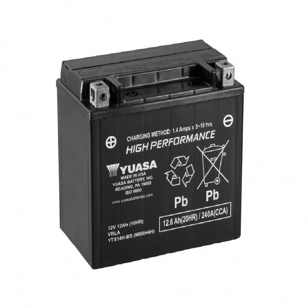 Moto akumulator Yuasa AGM YTX14H-BS 12V-12,6Ah