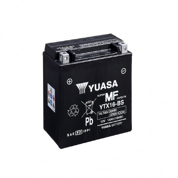 Moto akumulator Yuasa AGM YTX16-BS 12V-14Ah