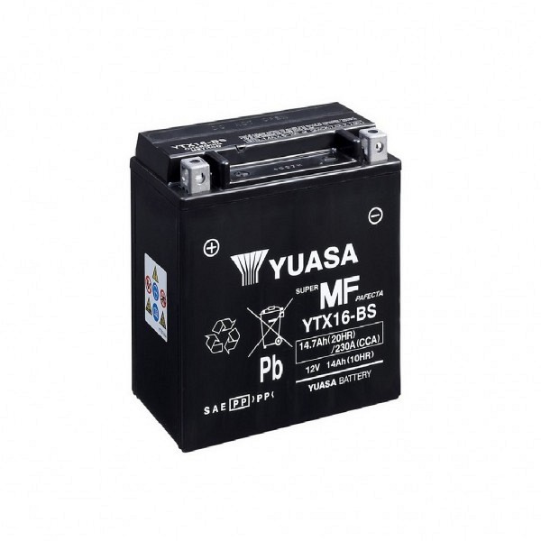 Moto akumulator Yuasa AGM YTX16-BS 12V-14,7Ah