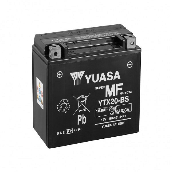 Moto akumulator Yuasa AGM YTX20-BS 12V-18,9Ah 